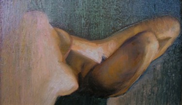 Peinture intitulée "nude 2" par Iulian Mîță, Œuvre d'art originale, Huile
