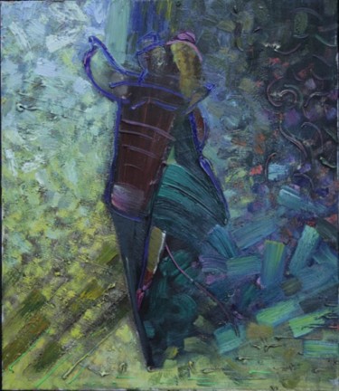 Painting titled "dancing" by Iulian Mîță, Original Artwork, Oil
