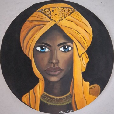 Картина под названием "Woman" - Iuliia Al Tawil, Подлинное произведение искусства, Акрил