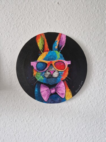 Malerei mit dem Titel "Rabbit" von Iuliia Al Tawil, Original-Kunstwerk, Acryl