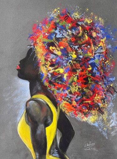Peinture intitulée "Mistress energies" par Iuliia Aubony, Œuvre d'art originale, Pastel