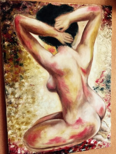 Peinture intitulée "Nude Women  Erotic…" par Iuliia Bondarets, Œuvre d'art originale, Huile
