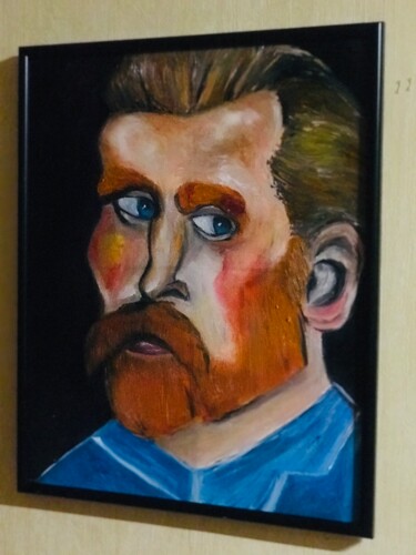 Pintura intitulada "Van Gogh" por Iuliia Bondarets, Obras de arte originais, Óleo