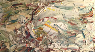 Картина под названием "Морская волна. Суме…" - Юлия Липчанская, Подлинное произведение искусства, Масло