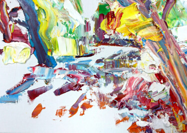 Картина под названием "Солнце лета" - Юлия Липчанская, Подлинное произведение искусства, Масло