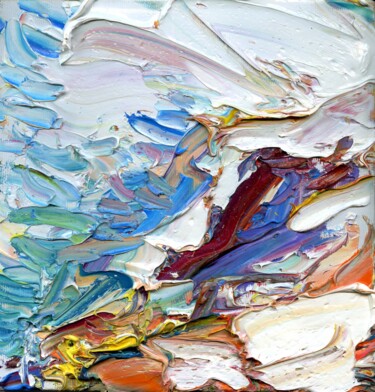 Ζωγραφική με τίτλο "Морская гладь" από Юлия Липчанская, Αυθεντικά έργα τέχνης, Λάδι
