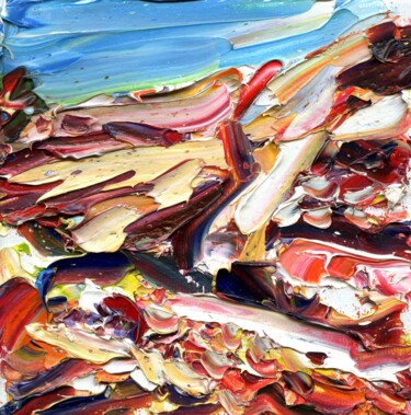 Pintura titulada "Синее небо. Крым." por Iuliia Lipchanskaia, Obra de arte original, Oleo