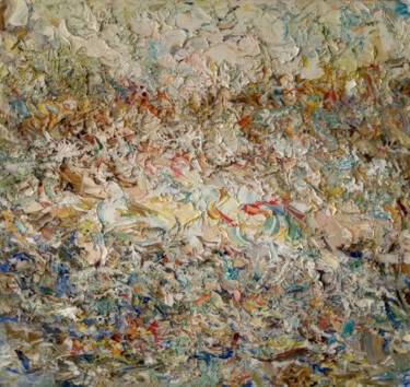 Картина под названием "Осенний мотив. Поля…" - Юлия Липчанская, Подлинное произведение искусства, Масло