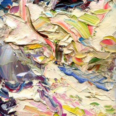 Картина под названием "Морские блики. Волна" - Юлия Липчанская, Подлинное произведение искусства, Масло