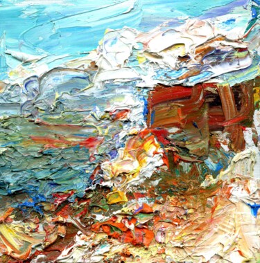 Картина под названием "Солнце. Крым." - Юлия Липчанская, Подлинное произведение искусства, Масло