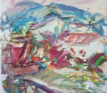 Картина под названием "Полдень. Крым." - Юлия Липчанская, Подлинное произведение искусства, Масло