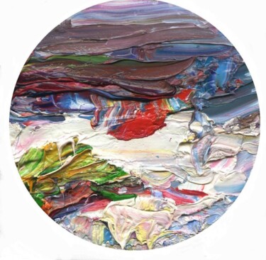 Картина под названием "Гребни волн." - Юлия Липчанская, Подлинное произведение искусства, Масло