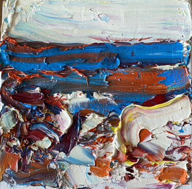 Картина под названием "Морской пейзаж." - Юлия Липчанская, Подлинное произведение искусства, Масло