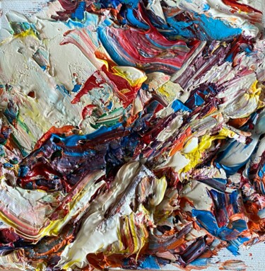Картина под названием "Скалы." - Юлия Липчанская, Подлинное произведение искусства, Масло