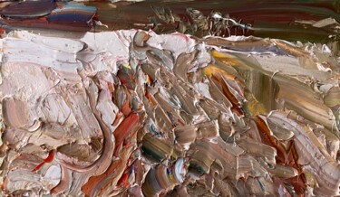 Картина под названием "Дорога в сумерках" - Юлия Липчанская, Подлинное произведение искусства, Масло