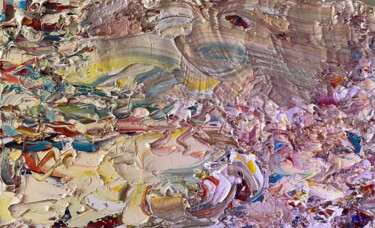 Картина под названием "Река. Движение." - Юлия Липчанская, Подлинное произведение искусства, Масло