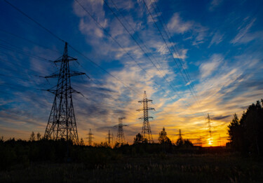 Fotografie getiteld "Electricity at suns…" door Iurii Baklykov, Origineel Kunstwerk, Digitale fotografie