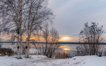 Fotografie mit dem Titel "Early winter. The r…" von Iurii Baklykov, Original-Kunstwerk, Digitale Fotografie