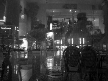Photography titled "Cafe at Hanover in…" by Iva Geo, Original Artwork, Analog photography