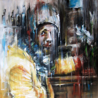 Картина под названием "L'Annonciation" - Tatiana Ivchenkova, Подлинное произведение искусства, Акрил