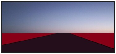 Arts numériques intitulée "Evening road" par Ivan Byl, Œuvre d'art originale, Peinture numérique