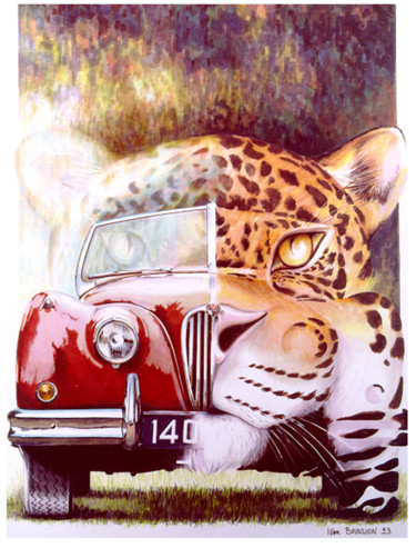 Painting titled "2jag" by Ivan Boussion, Original Artwork, Other