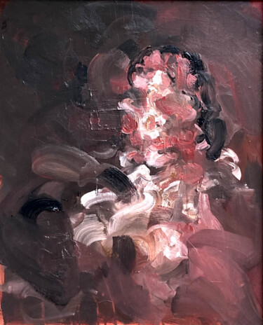 Pittura intitolato "Portrait de femme" da Ivan Calatayud, Opera d'arte originale, Acrilico Montato su Telaio per barella in…