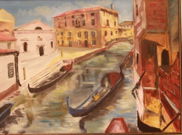Картина под названием "Venice .jpg" - Ivan Diak, Подлинное произведение искусства, Масло