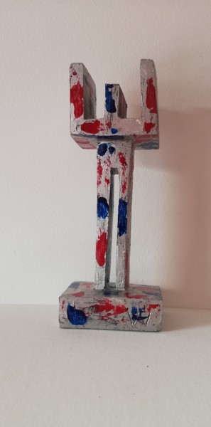 Sculpture titled "Q1ARB" by Ivan Fabani, Original Artwork, Wood