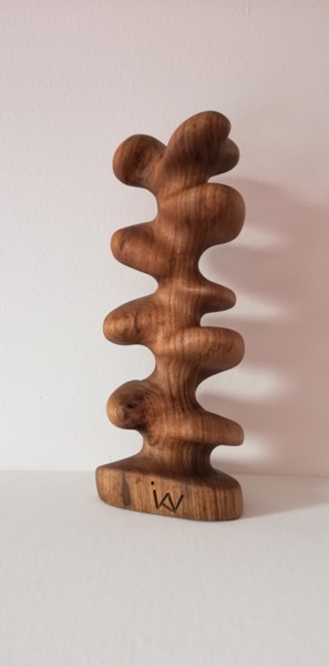 Sculpture titled "3X3" by Ivan Fabani, Original Artwork, Wood