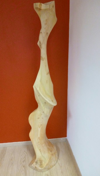 Скульптура под названием "W" - Ivan Fabani, Подлинное произведение искусства, Дерево