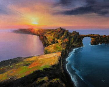 Картина под названием "The Isle of Forgott…" - Ivan Grozdanovski, Подлинное произведение искусства, Акрил