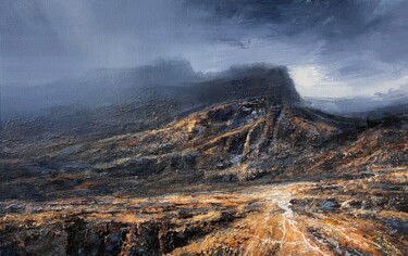 Pintura intitulada "The wasteland ....a…" por Ivan Grozdanovski, Obras de arte originais, Acrílico