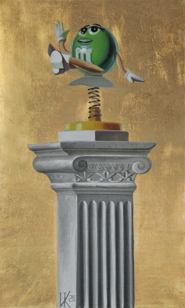 Картина под названием "Памятник эпохи" - Иван Коршунов, Подлинное произведение искусства, Масло