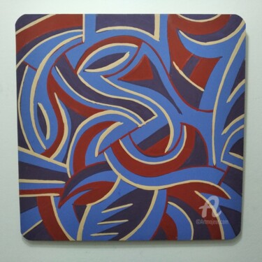 Painting titled "Elemento" by Ivan "Marsville", Original Artwork, Acrylic Mounted on Other rigid panel