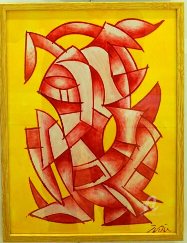 Painting titled "Tousnany" by Ivan "Marsville", Original Artwork, Acrylic Mounted on Wood Panel