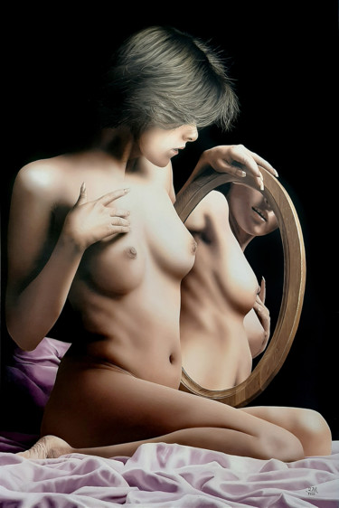 Peinture intitulée "Vanity praise #2" par Ivan Pili, Œuvre d'art originale, Huile