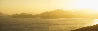 Photographie intitulée "Sunset in the bay" par Ivan Ponomarevsky, Œuvre d'art originale, Photographie numérique