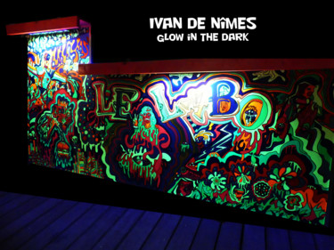 Schilderij getiteld "*Glow in the Dark*…" door Ivan De Nîmes, Origineel Kunstwerk