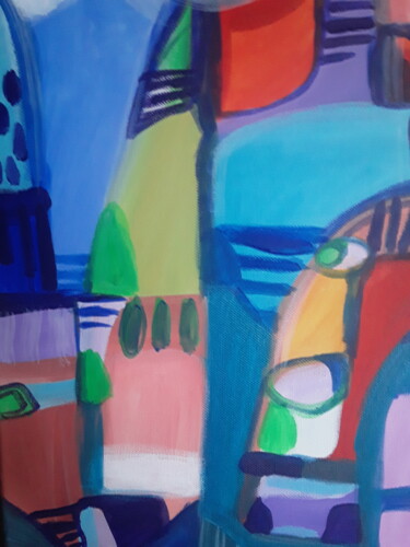 Картина под названием "Эксперимент 3" - Иван Скрипель, Подлинное произведение искусства, Акрил Установлен на Деревянная рама…