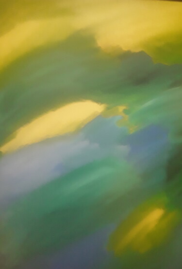 Картина под названием "Spring melody" - Иван Скрипель, Подлинное произведение искусства, Темпера Установлен на Деревянная па…