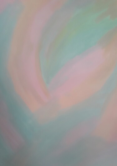 Malerei mit dem Titel "Pastel abstract" von Ivan Skripel, Original-Kunstwerk, Gouache