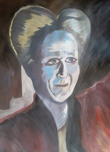 Malerei mit dem Titel "Graf dracula" von Ivan Skripel, Original-Kunstwerk, Gouache