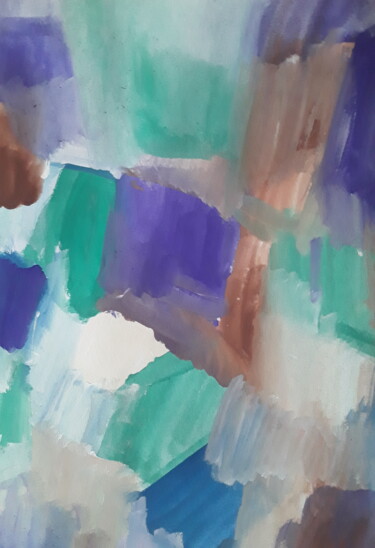 Картина под названием "Minty caprice" - Иван Скрипель, Подлинное произведение искусства, Гуашь