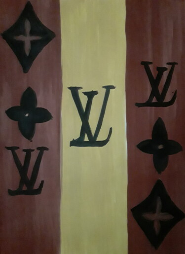 Painting titled "Louis vuitton" by Ivan Skripel, Original Artwork, Gouache