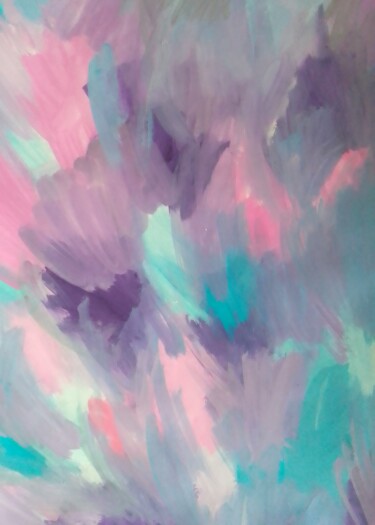 Картина под названием "Abstract 2805" - Иван Скрипель, Подлинное произведение искусства, Гуашь
