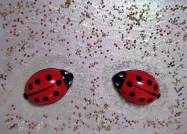 Painting titled "Coccinelle Portafor…" by Ivana Castelliti, Original Artwork, Other