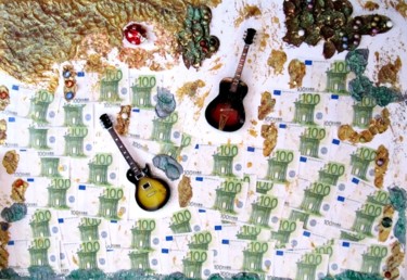 Schilderij getiteld "Euro Fortuna" door Ivana Castelliti, Origineel Kunstwerk, Anders