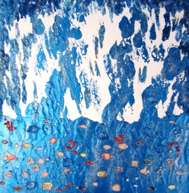 Pittura intitolato "L'Energia dal Mare" da Ivana Castelliti, Opera d'arte originale, Altro