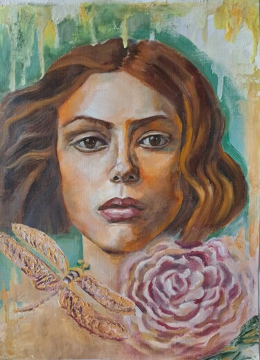 Peinture intitulée "Adeline Fairytaile" par Ivana Novakovic, Œuvre d'art originale, Huile